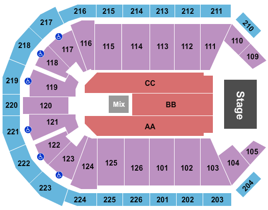 Maverik Center Pentatonix Seating Chart